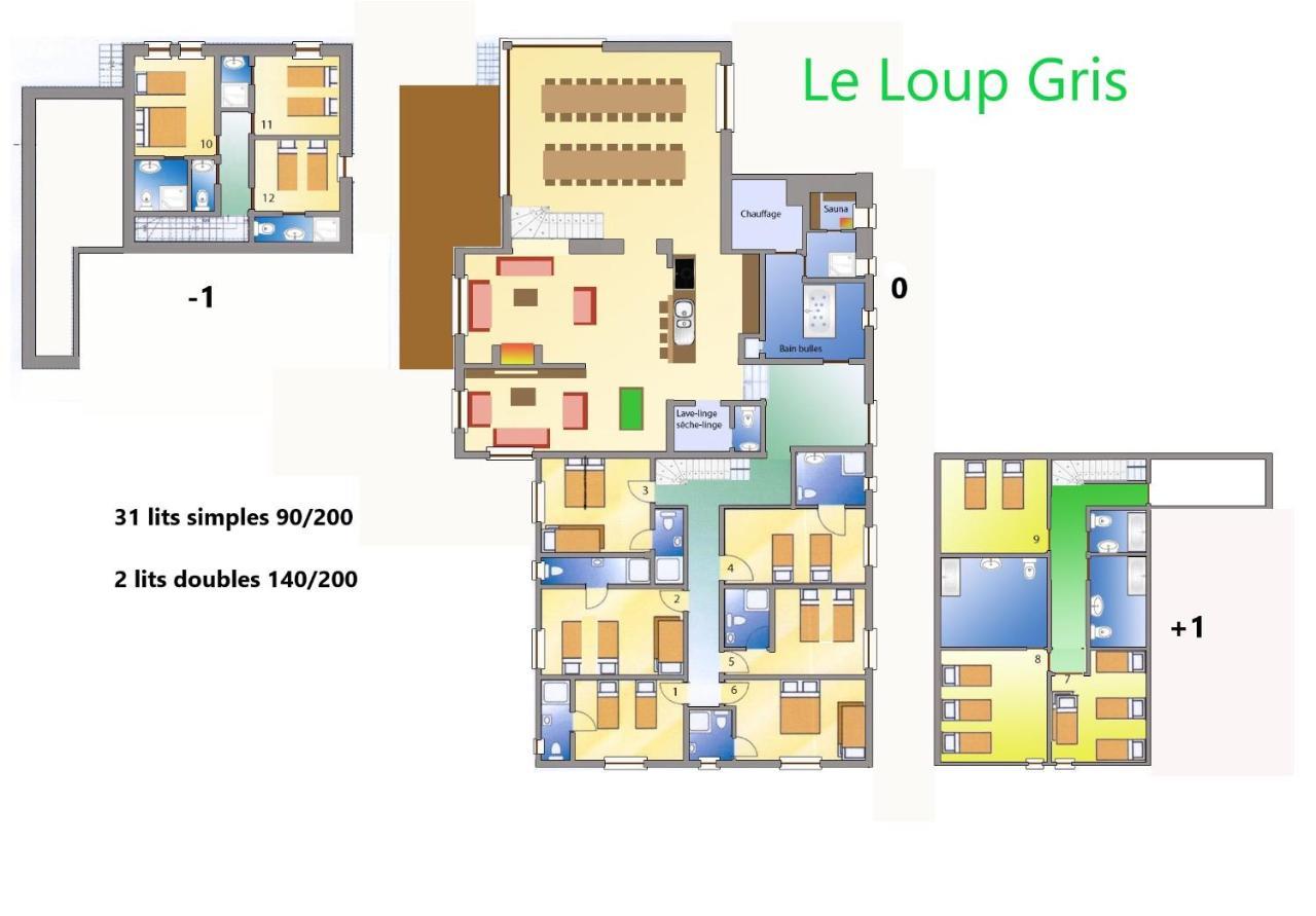 Вілла Le Loup Gris - 35 Pers - Vue-Wellness, Butgenbach-Malmedy Екстер'єр фото